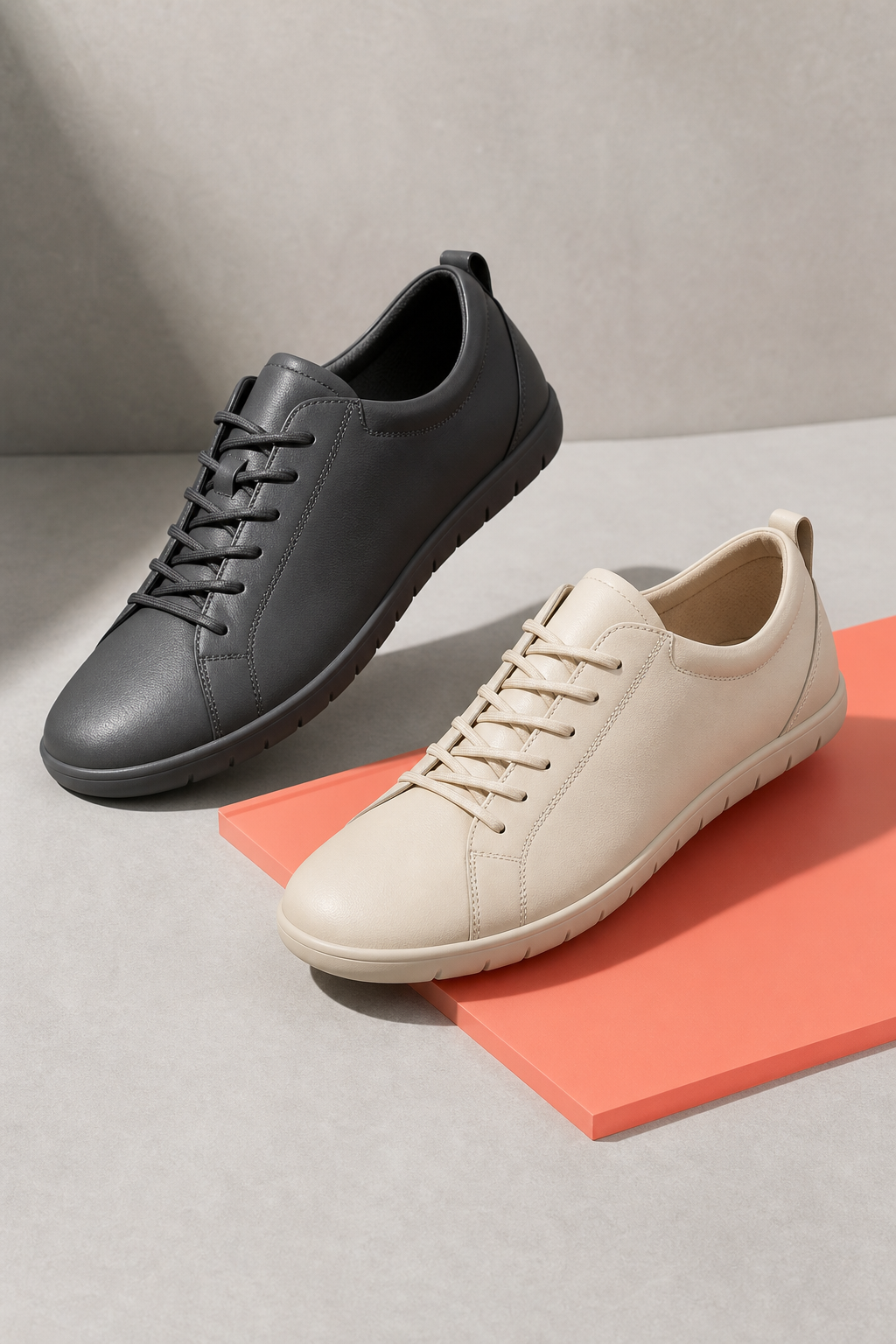 Original low-profile unbranded footwear study